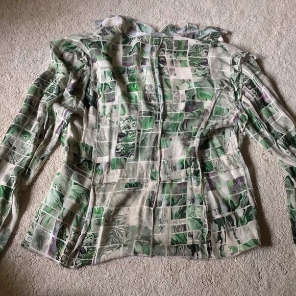 Lola & Sophie Tile Print Drawstring Jacket - Picture 10 of 10